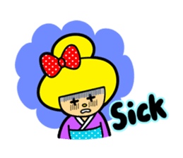 KOKESHI  GIRL (English version) sticker #811571