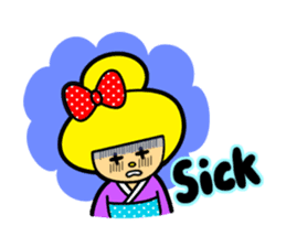 KOKESHI GIRL (English version) sticker #811571