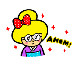 KOKESHI GIRL (English version) sticker #811572