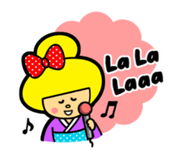 KOKESHI GIRL (English version) sticker #811573