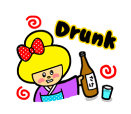 KOKESHI GIRL (English version) sticker #811574