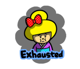 KOKESHI GIRL (English version) sticker #811576