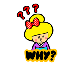 KOKESHI GIRL (English version) sticker #811579