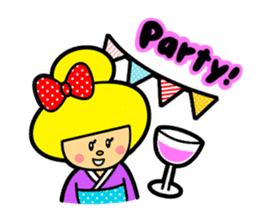 KOKESHI GIRL (English version) sticker #811581