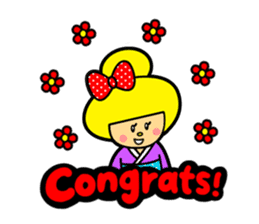 KOKESHI GIRL (English version) sticker #811582