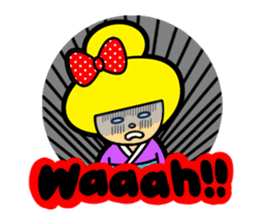 KOKESHI GIRL (English version) sticker #811583