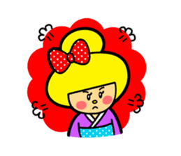 KOKESHI  GIRL (English version) sticker #811585