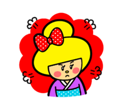 KOKESHI GIRL (English version) sticker #811585