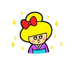KOKESHI  GIRL (English version) sticker #811588