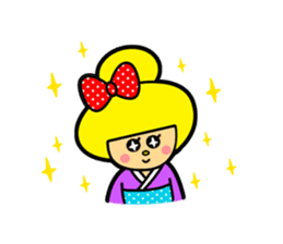 KOKESHI GIRL (English version) sticker #811588