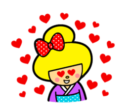 KOKESHI GIRL (English version) sticker #811590