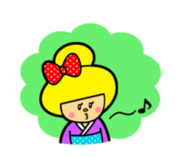KOKESHI  GIRL (English version) sticker #811591