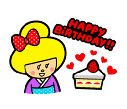 KOKESHI GIRL (English version) sticker #811592