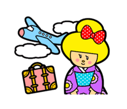 KOKESHI GIRL (English version) sticker #811598