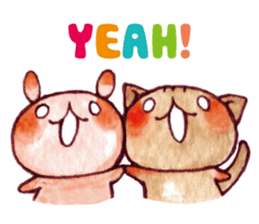 USAHIKO and his friends ! sticker #811609