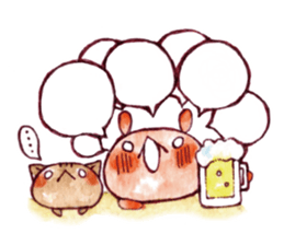 USAHIKO and his friends ! sticker #811616