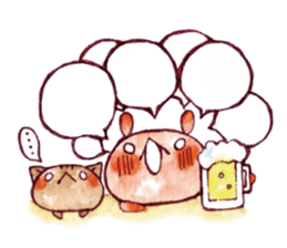 USAHIKO and his friends ! sticker #811616