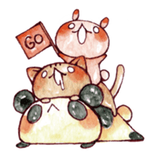 USAHIKO and his friends ! sticker #811633