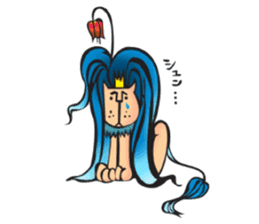 Lion Hair sticker #811923