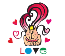 Lion Hair sticker #811924