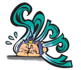 Lion Hair sticker #811930