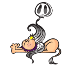 Lion Hair sticker #811933