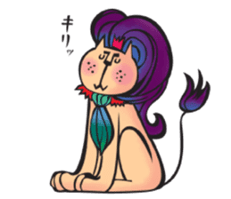 Lion Hair sticker #811936