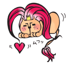 Lion Hair sticker #811948