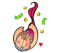 Lion Hair sticker #811952