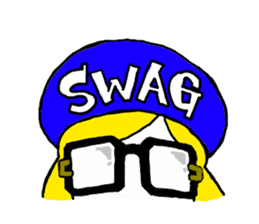 SWAG TOWN sticker #812560