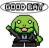 Shownan rabbit Type GREEN sticker #813026