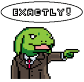 Shownan rabbit Type GREEN sticker #813030