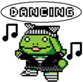 Shownan rabbit Type GREEN sticker #813031