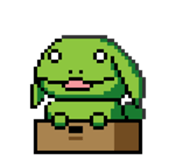 Shownan rabbit Type GREEN sticker #813037