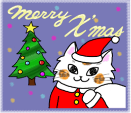 Cookie the Cat 3/Christmas/Holidays sticker #813039