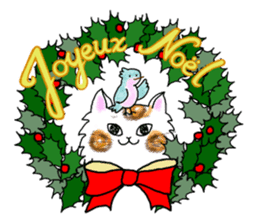 Cookie the Cat 3/Christmas/Holidays sticker #813040