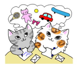 Cookie the Cat 3/Christmas/Holidays sticker #813044