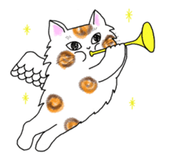 Cookie the Cat 3/Christmas/Holidays sticker #813049