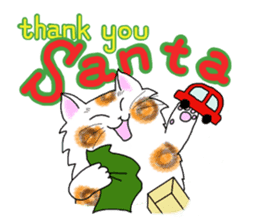 Cookie the Cat 3/Christmas/Holidays sticker #813051