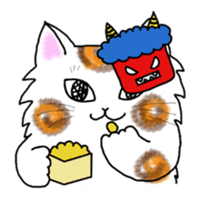 Cookie the Cat 3/Christmas/Holidays sticker #813063