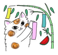 Cookie the Cat 3/Christmas/Holidays sticker #813071