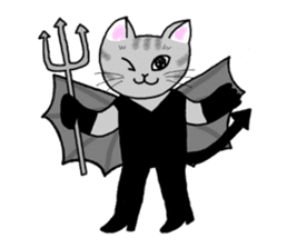 Cookie the Cat 3/Christmas/Holidays sticker #813074