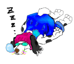 Dog of sunglasses sticker #813202