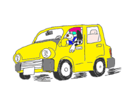 Dog of sunglasses sticker #813207