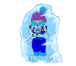 Dog of sunglasses sticker #813212