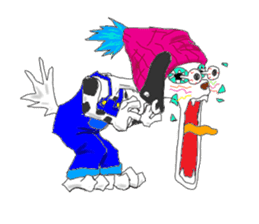 Dog of sunglasses sticker #813213