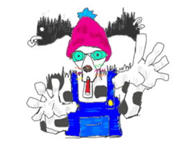 Dog of sunglasses sticker #813214