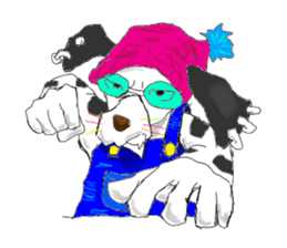 Dog of sunglasses sticker #813218