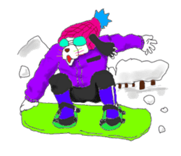 Dog of sunglasses sticker #813220