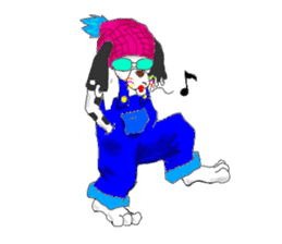 Dog of sunglasses sticker #813232